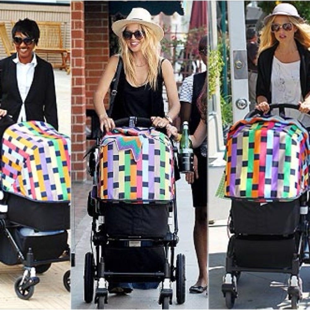 Bugaboo Cameleon 1 Bassinet And Canopy Hood Cover Collaboration Missoni Rainbow - Picture 8 of 14